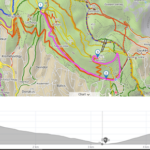 Hegyi OB hosszú táv utolsó 5 km pályarajz Hosszú táv utolsó 5 km páylarajz